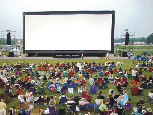 Airscreen auf dem James Dean Festival in Marion, USA