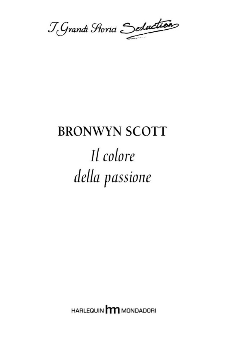 Frontespizio. «Il colore della passione» di Scott Bronwyn