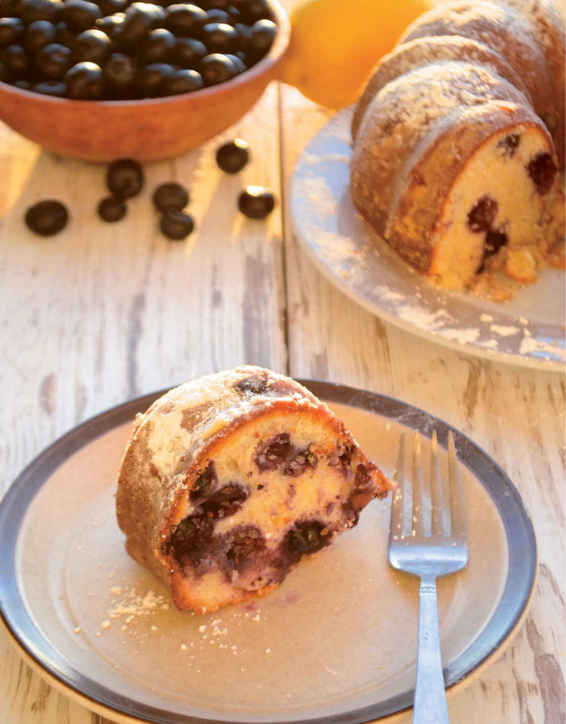 Blueberry Lemon Morning Cake