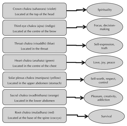 Figure 5 The ‘chakra’ hierarchy