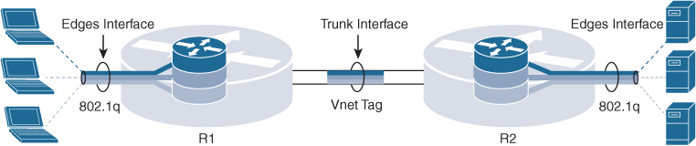 An illustration depicts VLAN-based Segmentation with Cisco-EVN.