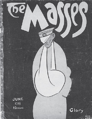 Will Hope, Glory (front cover of The Masses 8, June 1916, courtesy of American Radicalism Collection, Michigan State University Libraries)