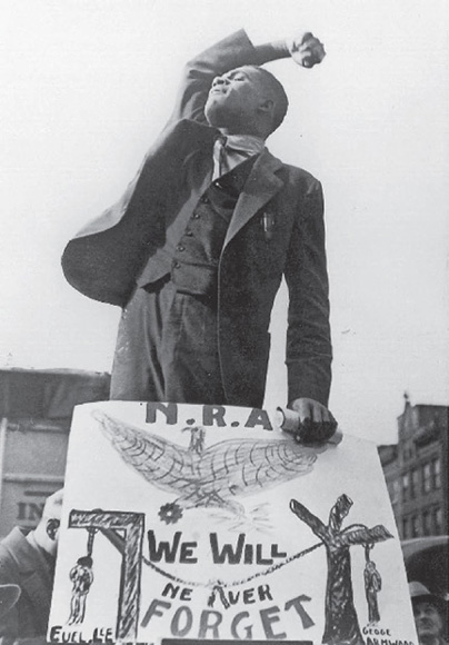 Leo Seltzer, Harlem Demonstration, 1933 (courtesy of Leo Seltzer, via Russell Campbell)