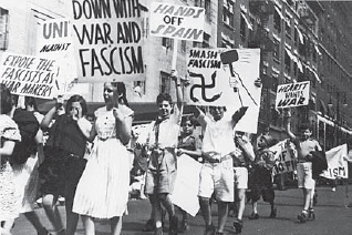 Leo Seltzer, New York City Demonstration, 1933 (courtesy of Leo Seltzer, via Russell Campbell)