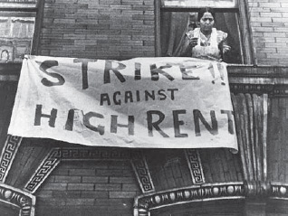 Leo Seltzer, Rent Strike East Harlem, 1933 (courtesy of Leo Seltzer, via Russell Campbell)