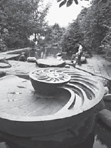 Living Water Garden, Chengdu, China, 1998 (Betsy Damon)