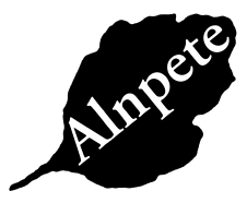 Alnpete Press leaf design