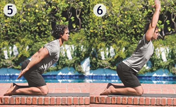 Child's Pose/Kneeling Founder, Steps 5-6