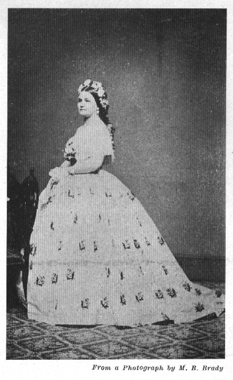 Mrs. Lincoln in 1861 From a Photograph by M. B. Brady