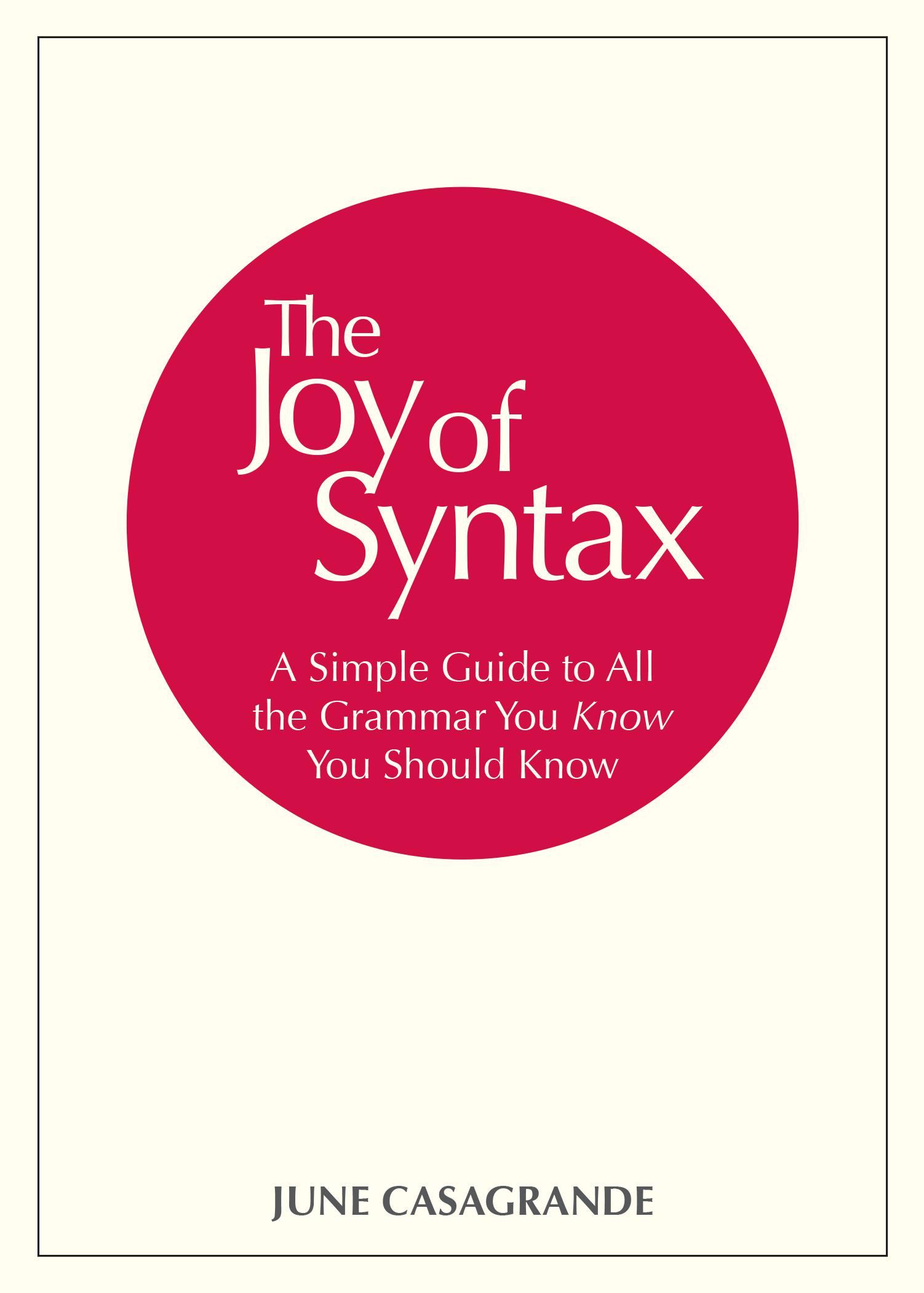 Cover for The Joy of Syntax