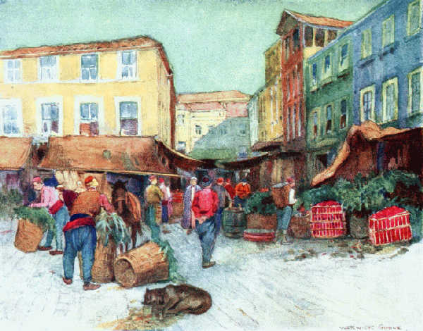 FRUIT-MARKET, STAMBOUL