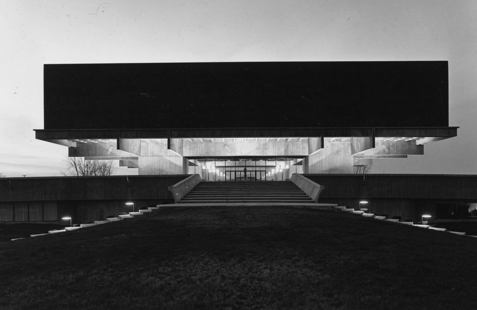 Photo of Ohio Historical Society Building, Columbus, Ohio, 1970.