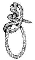 Drawing of Midshipman’s Hitch knot