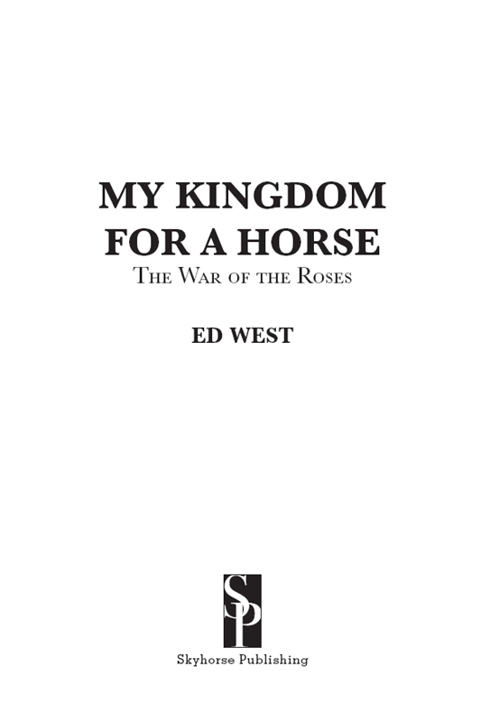 Title Page of My Kingdom for a Horse