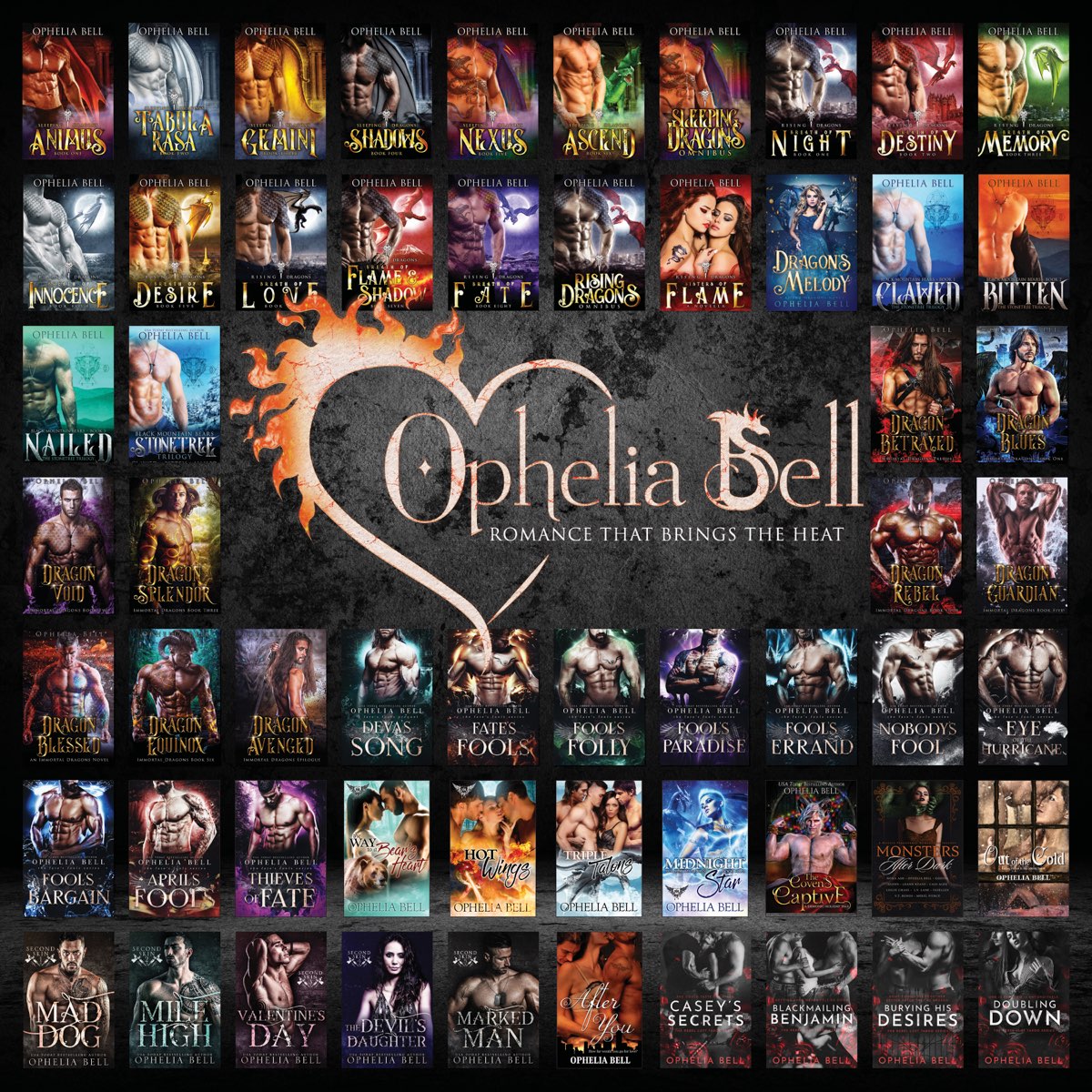 Ophelia Bell’s Full Catalog as of April 2022