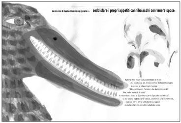 Figure 6.5 (Plate 25) Irises inside the book: Capitan Omicidio, Dickens & Negrin, 2006.