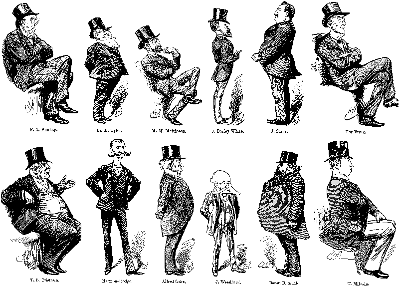 MEMBERS WE SHALL MISS. F.A. Hankey. Sir H. Tyler. M.W. Mattinson. J. Bazley White. J. Stack. The Bruce. T.L. Bristowe. Hermon-Hodge. Alfred Giles. J. Woodhead. Baron Dimsdale. T. Milvain.