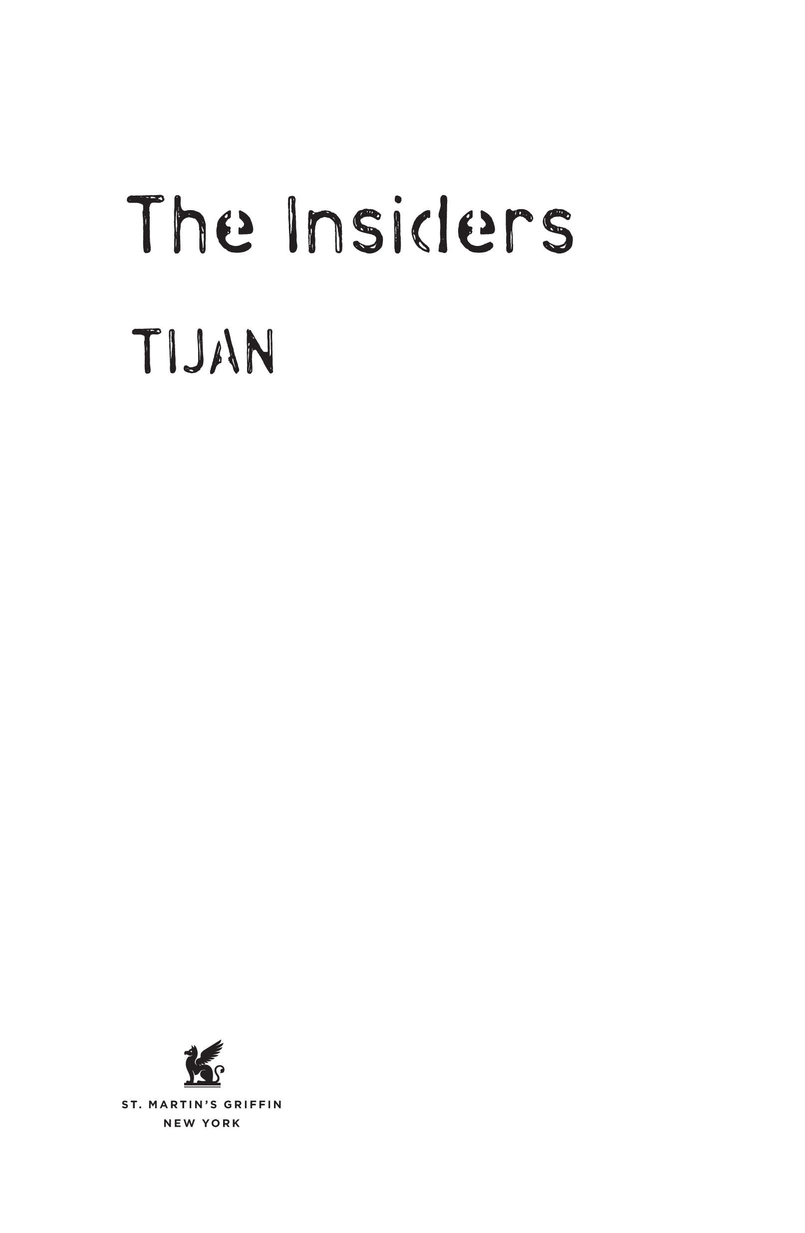 The Insiders by Tijan