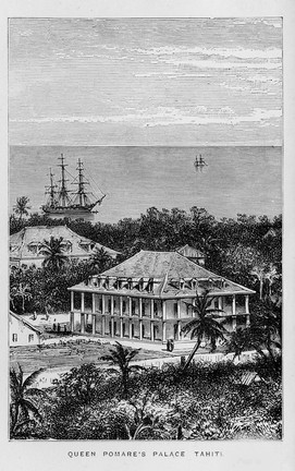 Queen Pomare’s Palace, Tahiti