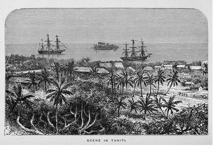 Scene in Tahiti