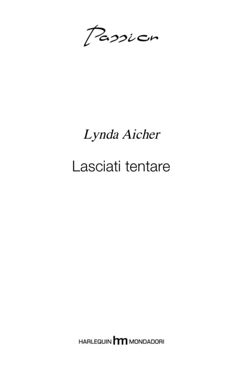 Frontespizio. «Lasciati tentare» di Aicher Lynda