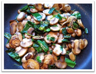 Description: Mushrooms with scallions.jpg