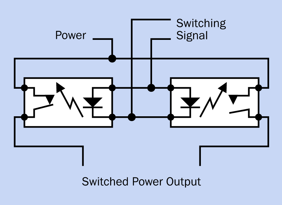 A normally closed solid-state relay can be paired with a normally open solid-state relay to emulate a SPDT switch. This combination is available in a single package from some manufacturers.