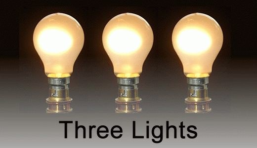 three lights