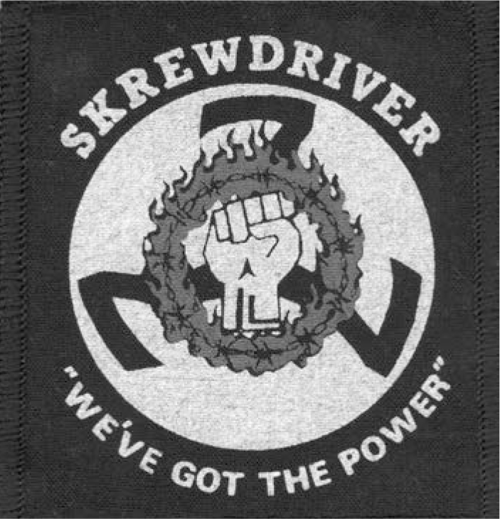 Vintage Skrewdriver patches