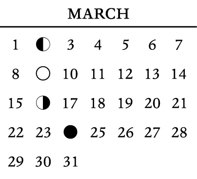 March