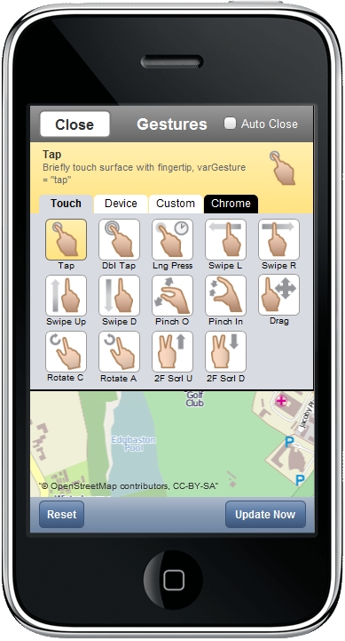 Event and gesture compatibility