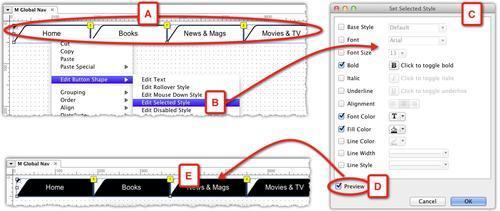 Simulating contextual navigation