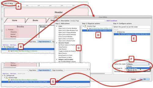 OnPageLoad events and dynamic panels