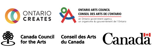 Ontario Creates / Ontario Arts Council / Canada COuncil for the Arts / The Government of Canada