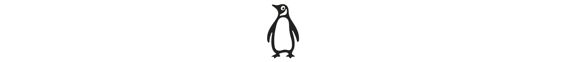 Penguin walking logo