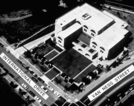 Aerial view of Israeli Embassy, Washington, D.C. —NIS/FBI PHOTO