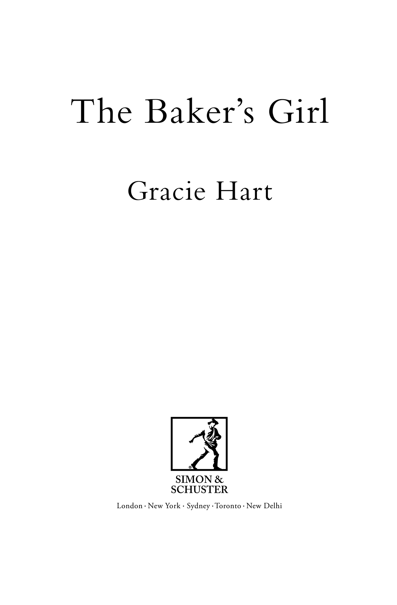 The Baker's Girl, by Gracie Hart, UK Adult