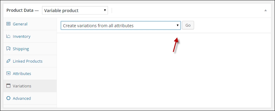 Setting up variable and grouped products