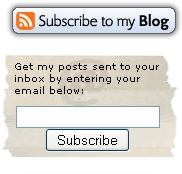 Readers can subscribe to a blog via RSS or email.