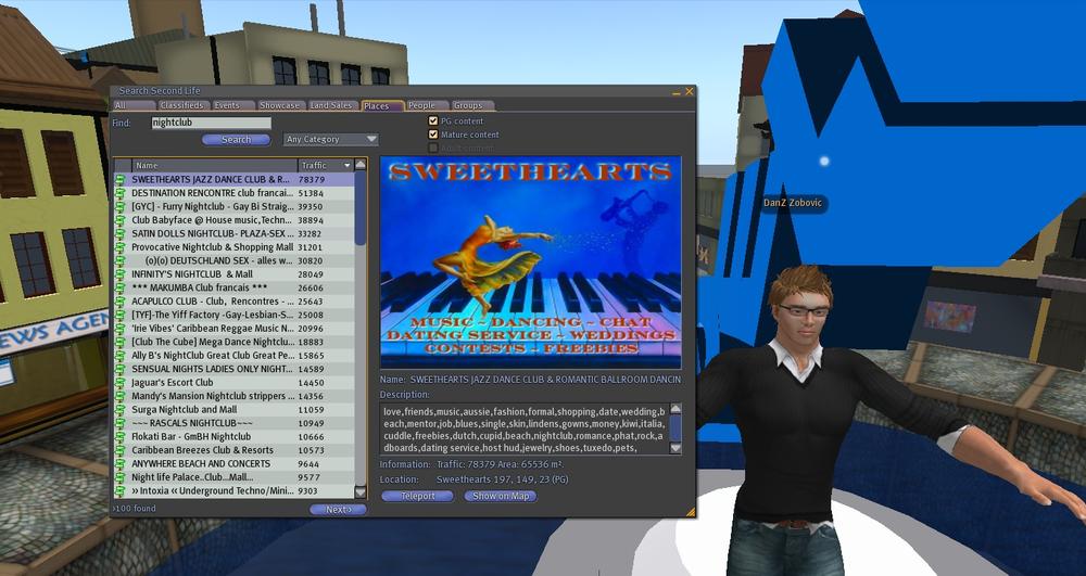 Second Life's search functionality is one of the primary ways for residents to find people, places, groups, and services in-world.