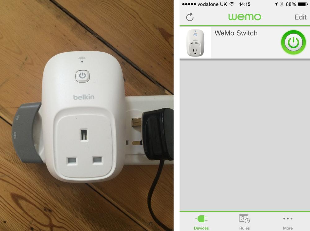 WeMo Switch and app