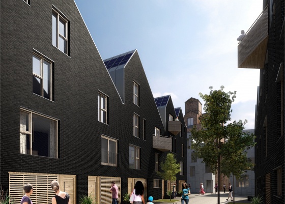 A CGI rendering of the development at Little Kelham