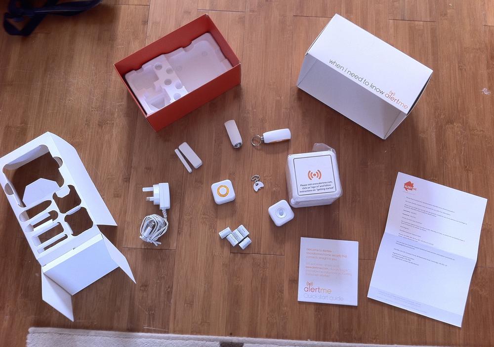 The original AlertMe home monitoring kit