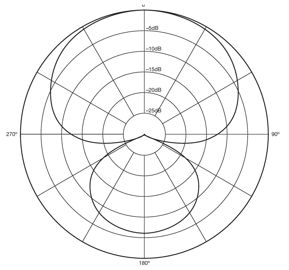 Figure 13.4 A hyper-cardioid microphone