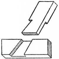 Fig. 37.—Oblique Dovetail Halving.