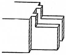 Fig. 168.—Twin Tenons for Thick Timber.