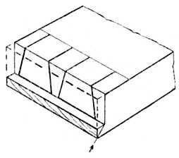 Fig. 286.—Housed and Mitred Dovetail.