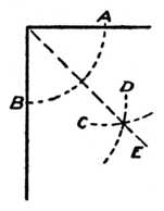 Fig. 323.— Halving the Angle.