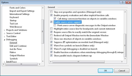 Enabling source server support