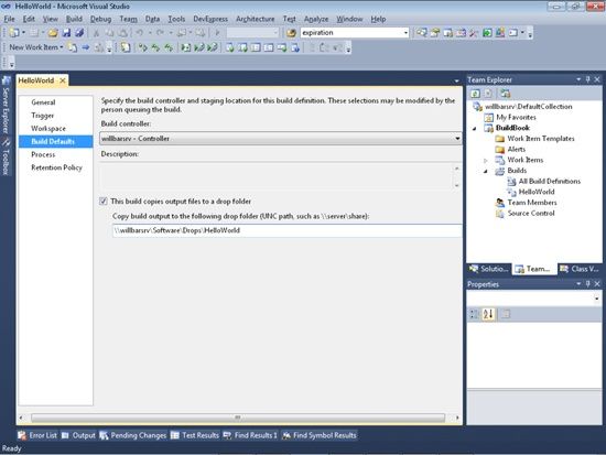 Specifying the drop location root